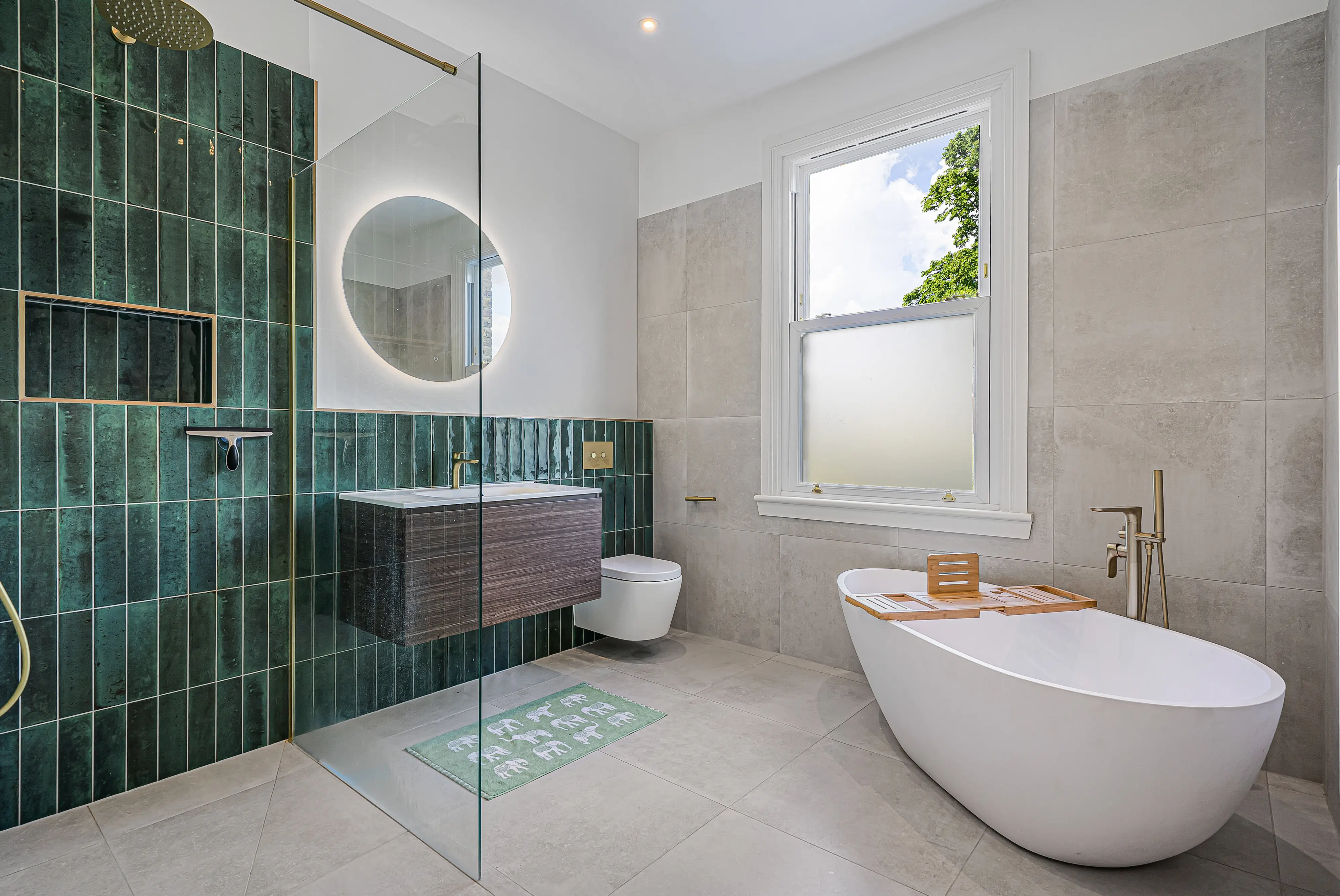Olive and Brushed Brass Sanctuary